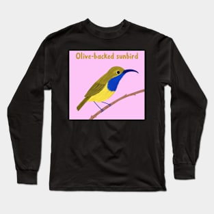 Olive-backed sunbird Long Sleeve T-Shirt